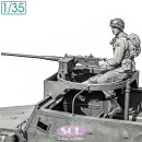 SOL MODEL 1/35 WWII アメリカ陸軍 M3A1ハーフトラック用 M2 .50口径重機関銃手 【MM1003】 (プラモデル)