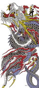 『龍が如く』友禅染手ぬぐい 桐生一馬 応龍