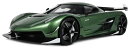 GT SPIRIT 1/8 ケーニグセグ ジェスコ 2024 (グリーン) 【GTS801302】 (ミニカー)【クレジットカード決済限定】