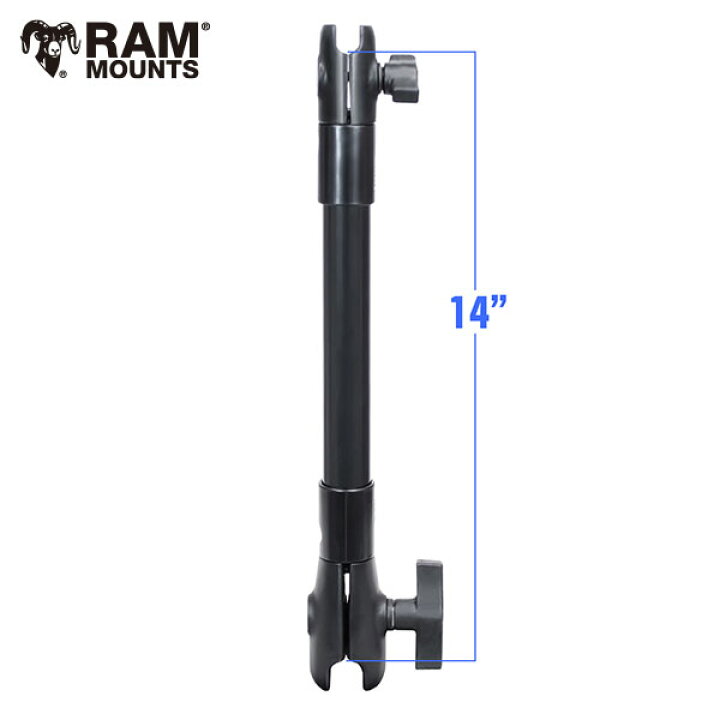 楽天市場】RAM MOUNTS ラムマウント PVC延長パイプアーム RAMマウント 1 ＆ 1.5インチボール ソケット 355mm RAP-CB-201-14U  620263 【あす楽】 : キサカダイレクト 楽天市場店