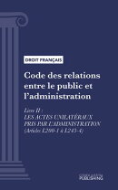 Code des relations entre le public et l'administration