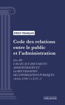 Code des relations entre le public et l'administration