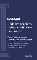 Code des pensions civiles et militaires de retraite