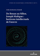 De Renan au Sillon. Joseph Malègue : horizons intellectuels de l’œuvre
