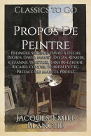 Propos De Peintre