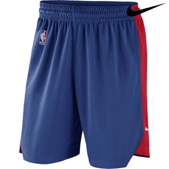 订购的nba nike/耐吉活塞练习表现短裤蓝色