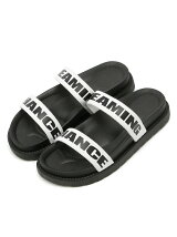 BROWNY/(L)ダブルベルトロゴサンダル