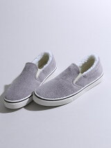 WEGO/(L)コーデュロイボアスリッポン
