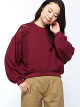 BROWNY/(L)ダメージショートプルオーバー