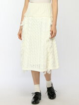 Dispark/(L)フリンジケーブルニットスカート