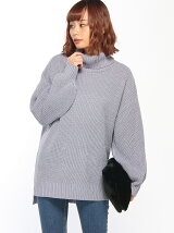 BROWNY/(L)ラメタートルBIGセーター