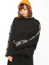 JUNIOR SWEET/(L)ラインロゴハイネックニット