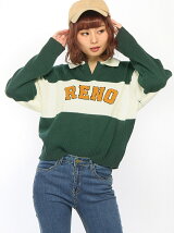 JUNIOR SWEET/(L)エリツキサガラワッペンセーター