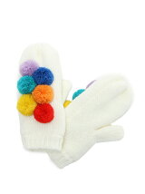 JUNIOR SWEET/(L)ポンポン付ミトン