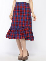 BROWNY/(L)チェックマーメイドスカート