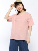 BROWNY STANDARD/(L)デイリーVネックスラブルーズTシャツ