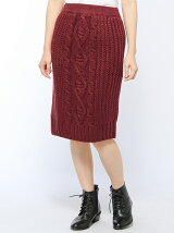 Dukkah/(L)ロービングニットペンシルスカート