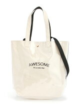 BROWNY/(L)PVCコンビ2WAYトート