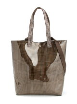 BROWNY/(L)PVCコンビ2WAYトート