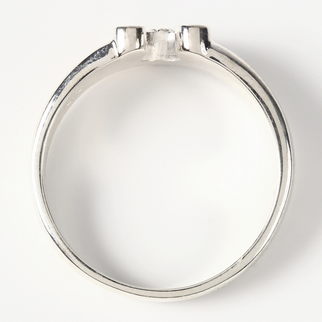 楽天市場】ホースシューリング(5)CZ メイン 馬蹄 蹄鉄 指輪 リング 銀