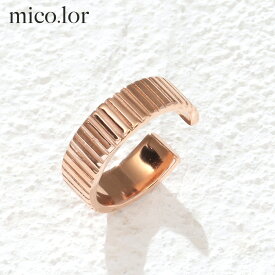 ＼70%OFFセール／ 指輪 レディース ステンレス リング (161)ラインデザイン ピンクゴールド 指輪 レディース 金属アレルギー対応 メンズ 送料無料 サージカルステンレス 316L 男女兼用 メッキ コーティング アクセサリー 安い
