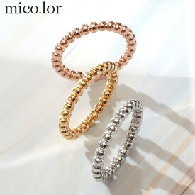 指輪 レディース アウトレット ステンレス リング (402) ボール 3mm 丸い つぶつぶ 銀 金 ピンクゴールド 指輪 おしゃれ かわいい シルバー ゴールド ピンク カラー サージカルステンレス 316L 金属アレルギー対応 レディース メンズ 送料無料