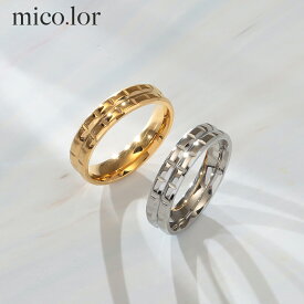 指輪 レディース ステンレス リング (364) ブロック 選択可 銀色 金色 サージカルステンレス 316L 指輪 レディース 金属アレルギー対応 メンズ プチプライス おしゃれ シルバー ゴールド 送料無料