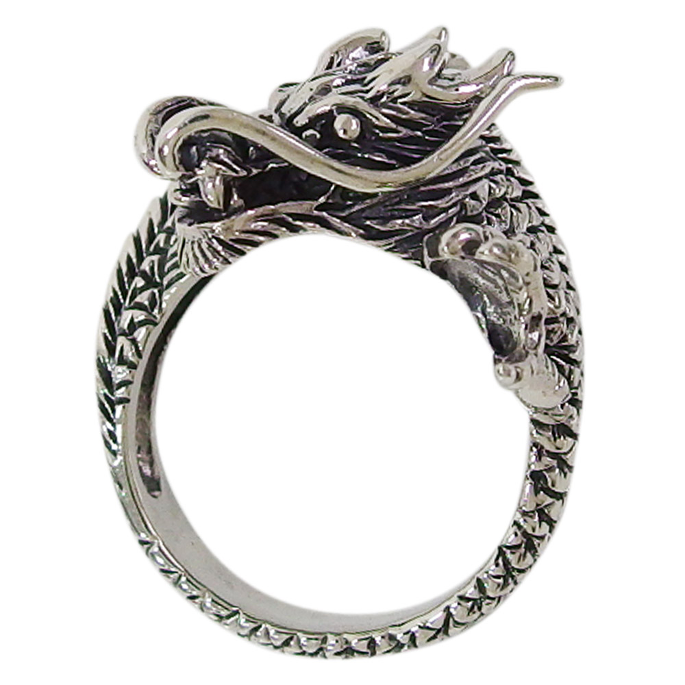 (S&A)ドラゴンリング(1)13号フリーサイズ メイン 動物 龍の指輪 シルバー925 銀 製 メンズ 送料無料 おしゃれ |  アクセサリー専門ショップPPP