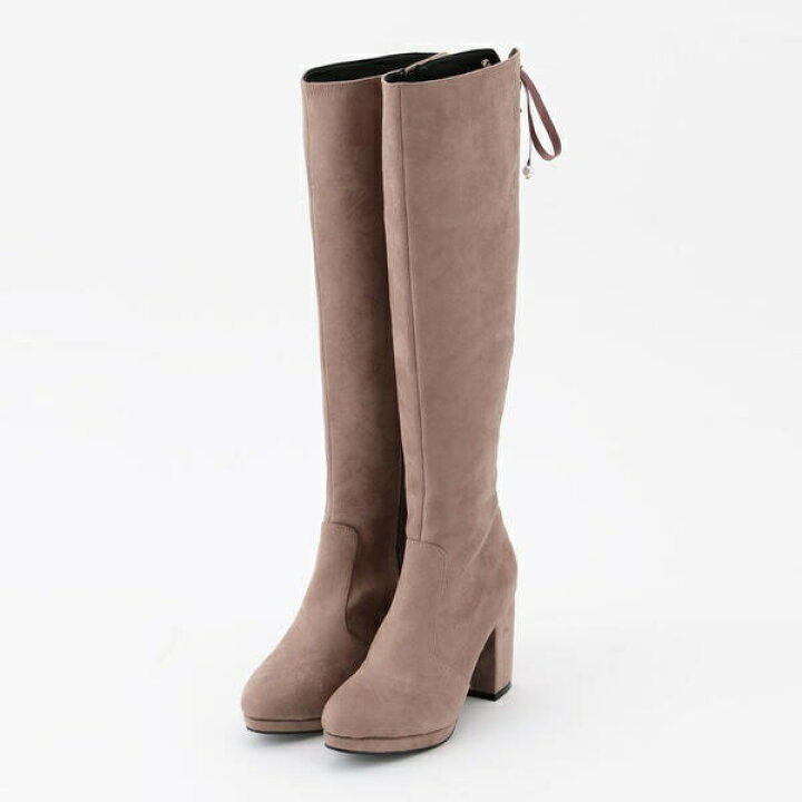 楽天市場 バックレースアップロングブーツ ミッシュ マッシュ Misch Masch 丸井 マルイ 楽天市場店