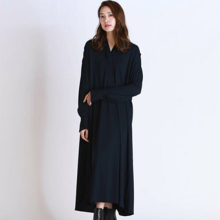 楽天市場 女性らしいカットソーワンピース 手洗い可能 ロートレアモン Lautreamont 丸井 マルイ 楽天市場店