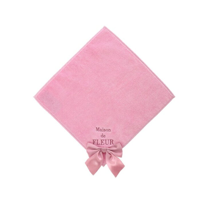 楽天市場 カラービッグリボンタオルハンカチ メゾン ド フルール 丸井 マルイ 楽天市場店