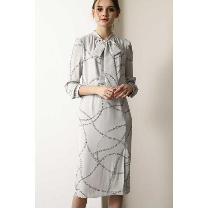 楽天市場】チェーンモチーフプリントワンピース／ピンキー＆ダイアン  