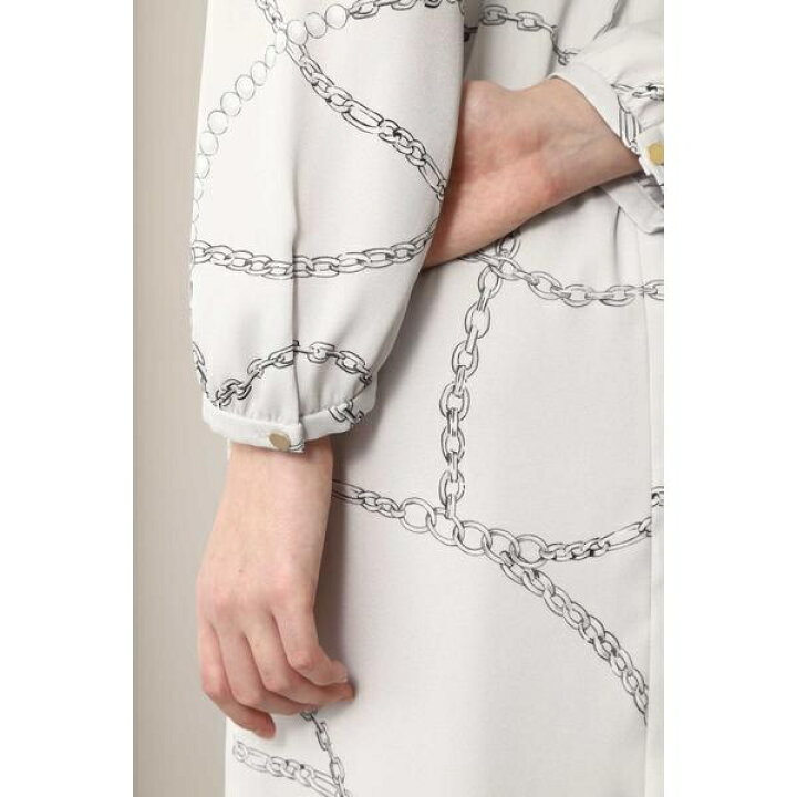 楽天市場】チェーンモチーフプリントワンピース／ピンキー＆ダイアン  