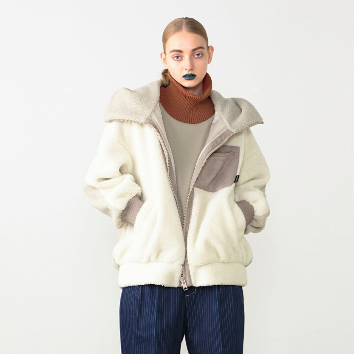 楽天市場】モコゾン ボアブルゾン／フラボア : 丸井（マルイ）楽天市場店 