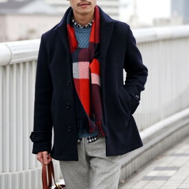 楽天市場 Ships シップス メルトンシングル Pコートの通販