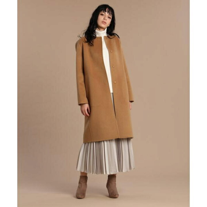 楽天市場】《INED international》カシミヤノーカラーコート／イネド 