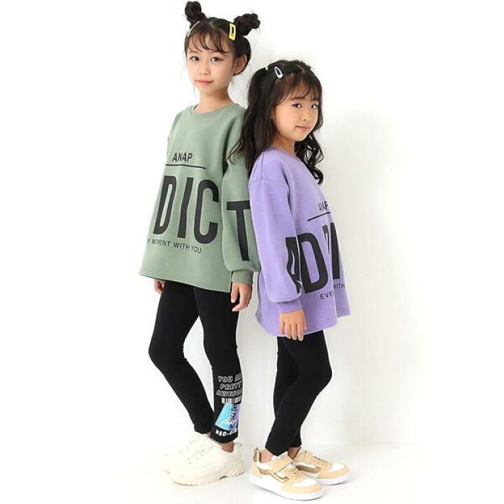 楽天市場 クリアワッペン付きレギンス アナップキッズ ガール Anap Kids Girl 丸井 マルイ 楽天市場店