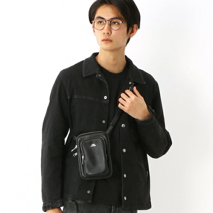 楽天市場】【SEEKER×UNION STATION別注】撥水加工牛革ミニショルダー 