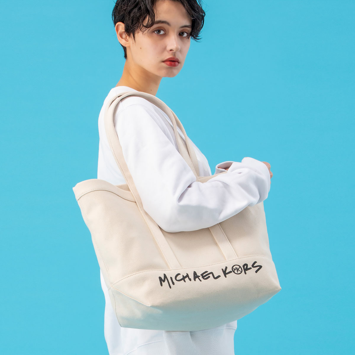 THE MICHAEL BAG キャンバストート ラージ／マイケル・コース（Michael Kors） | 丸井（マルイ）楽天市場店