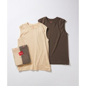 【Hanes for BIOTOP】Sleeveless T-Shirts/color／アダムエロペ（ADAM ET ROPE'）