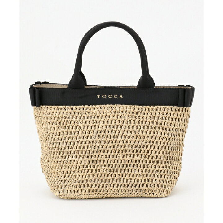 楽天市場】SIDE RIBBON RAFFIA TOTE かごバッグ 