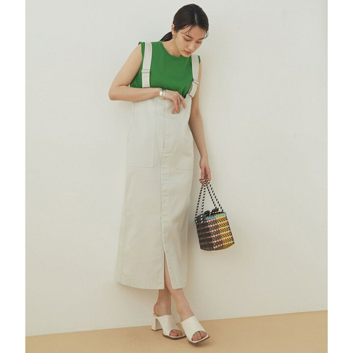 楽天市場】＜2WAY＞【Dickies】サスペンダーハイウエストスカート  