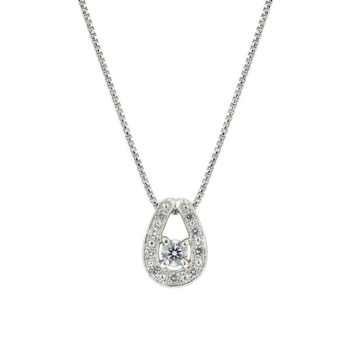 楽天市場】プラチナ ダイヤモンド 馬蹄 ネックレス（0.18ct  