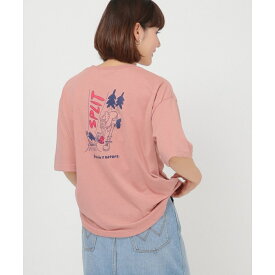 タケウチアツシコラボアウトドアTシャツ LADIES(薪割り)／イッカ（ikka）