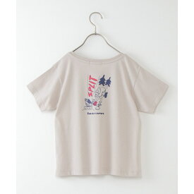 【キッズ】タケウチアツシコラボTシャツ GIRLS（120～150cm）(薪割り)／イッカ（ikka）