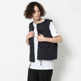 Cover　Vest　　high　count　twill／　Engineered　Garments／／ビーセカンド