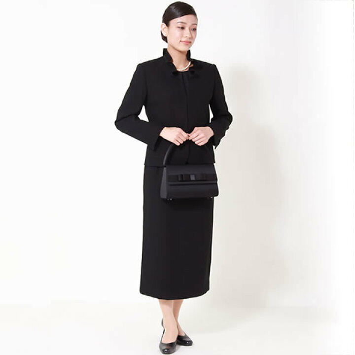 楽天市場】【ブラックフォーマル】レディース／喪服／礼服／3点セット  