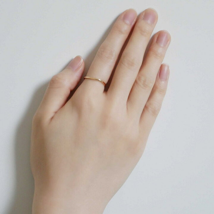 楽天市場】【アウトレット移行】K10イエローゴールド ベーシックリング  