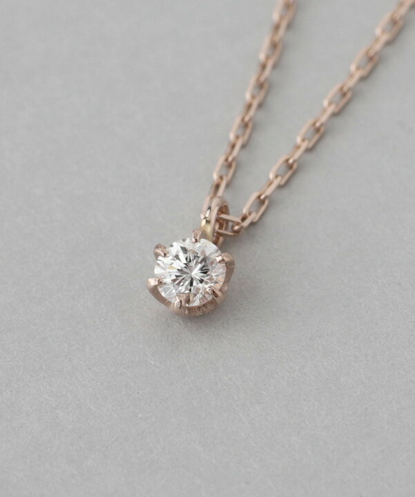 楽天市場】一粒ダイヤモンドのネックレス[0.05ct][ロゼチナ 