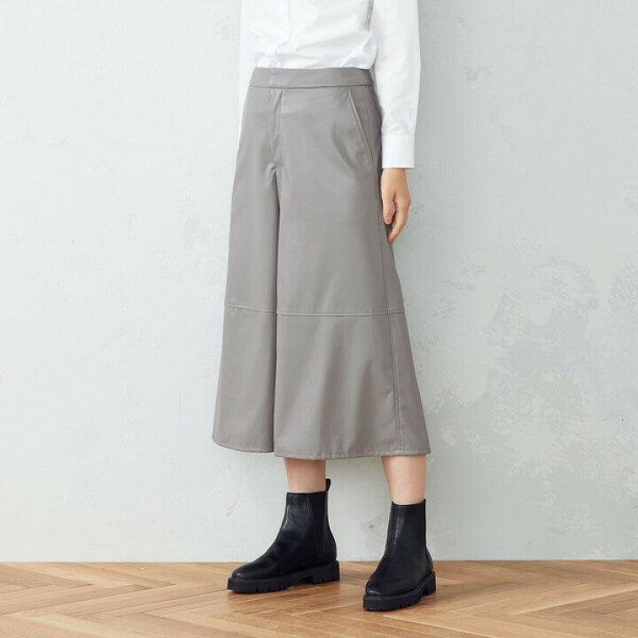 楽天市場 フェイクレザー ガウチョパンツ コムサイズム 丸井 マルイ 楽天市場店